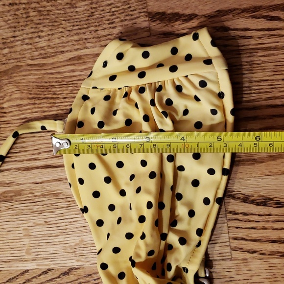 (M) Mossimo Supply Co. Polka Dot Print Bikini Top Beachwear Pool Vacation - Picture 3 of 8